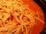 Receita Carne guisada com esparguete