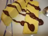 Receita Gelado de laranja com molho de chocolate (ju)