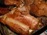 Receita Entrecosto suculento - alho e pimentão doce- directo ao forno