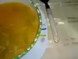 Receita Creme de abóbora com feijão verde e arroz