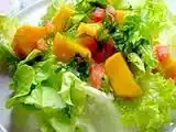 Receita Salada de camarões com manga