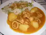 Receita Lulas estufadas com camarão