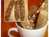 Receita Biscotti de alfarroba, limão e amêndoas