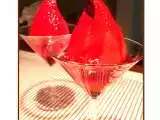 Receita Pêra em groselha