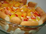 Receita Charlotte de frutas com bavaroise de ananás