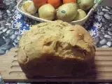 Receita Pão com chouriço...na maquineta do pãozeco (tefal home bread)