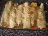 Receita Crepes recheados com frango e legumes