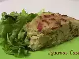 Receita Tortilha de bacalhau com pimentos no forno