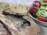 Receita Dourada no pão