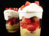 Receita Morangos em leite creme