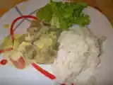 Receita Fricassé de tamboril e pleurotus