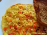 Receita Omelete mexicano [mexican omelet]