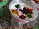 Receita Doce de gelatina colorida diet