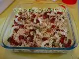 Receita Fusili ao bacon e calabresa