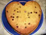 Receita Bolo de baunilha com pepitas de chocolate e arandos