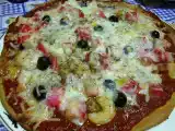 Receita Pizza de atum, camarão e delícias do mar