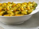 Receita Cozido de mandioquinha com brócolis (vegana)