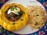 Receita Mini-moranga recheada com carne de sol e catupiry