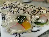 Receita Sushis de pão!! passo-a-passo.