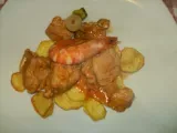 Receita Carne de porco com camarões