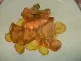 Receita Carne de porco com camarões