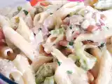 Receita Penne com bacon e brócolis