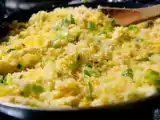 Receita Farofa de cuscuz com ovo
