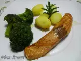 Receita Lombos de salmão marinados com alecrim