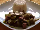 Receita Favas guisadas com soja grossa