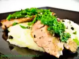 Receita Atum em crosta de ervas com purê de batatas ao wasabi