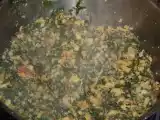 Receita Bacalhau com miga de couve, farinheira e broa