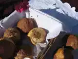 Receita Muffins de laranja marmoreados