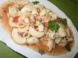 Receita Massada de tintureira e camarão