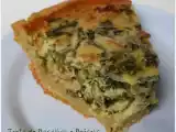 Receita Torta de bacalhau e brócolis