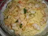 Receita Massa com camarão