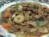 Receita Feijoada de bacalhau com gambas