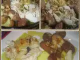 Receita Bacalhau assado com batatas a murro