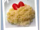 Receita Risoto de queijo prato