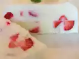 Receita Semifrio de iogurte e morangos