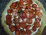 Receita Tarte de morangos com creme de pasteleiro marmoreado