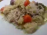 Receita Arroz de salsichas com repolho