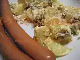 Receita Salsichas tipo frankfurt com salada de batata à alemã