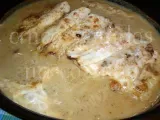 Receita Filetes de pescada gratinados com sopa de cebola