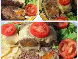 Receita Rolo de carne com alho francês e cenoura