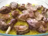 Receita Cabrito com arroz de forno
