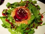 Receita Queijo de cabra com framboesa