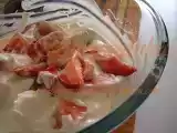 Receita Morangos com iogurte grego