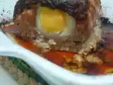 Receita Rolo de carne com ovo cozido