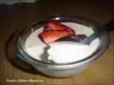 Receita Mousse de iogurte e morangos