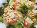 Receita Salada com molho de mostarda